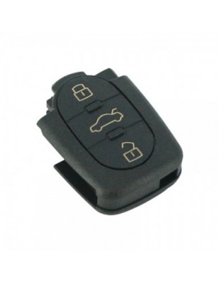 Accesoriu carcasa cheie 3 butoane, Audi, baterie 2032 foto