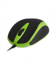 Mouse Optic Media-Tech 3 Butoane, Scroll, 800 dpi, USB, Verde foto