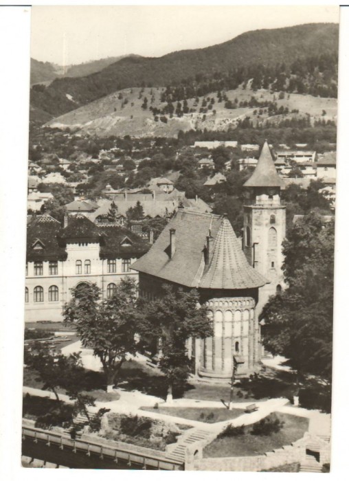 CPIB 16478 CARTE POSTALA - PIATRA NEAMT. BISERICA SI TURNUL LUI STEFAN CEL MARE