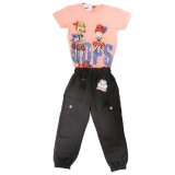 Set Tricou si pantalon 5-13 Ani Peach - 7ANIMarimea