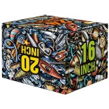 SPORTNOW Cutie Polimerică Plyo, Cutie pentru Sărituri Antiderapantă și Antrenament de Forță, 61x51x41 cm, Multicolor | Aosom Romania