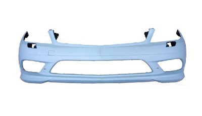 Bara fata Mercedes Clasa C (W204), 03.2011-, Model Pachet Amg, cu locas pt spalator; grunduit, Aftermarket foto