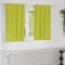 vidaXL Perdele cu perdele 2 pcs Verde măr 140x140cm Poliester 4107388