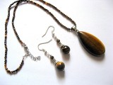 set bijuterii cu ochi de tigru 52561