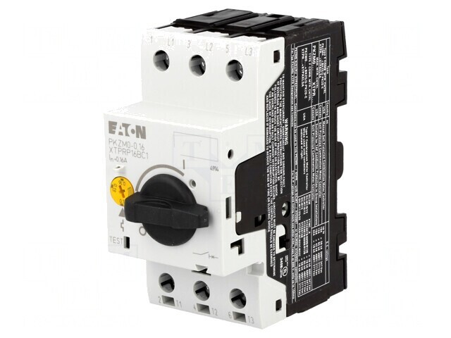 &Icirc;ntrerupător pentru motor 0,04kW 220-690VAC pentru șină DIN IP20