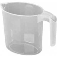 Cana Gradata STERK, 1 L, 14x12x7 cm, cu Maner Plastic, Recipiente Gradate 1 L, Recipiente Plastic Gradate pentru Faina, Recipiente Gradate pentru Masu foto