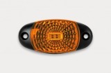 Lampa Gabarit LED Fristom FT-025/Z Galben Ovala 12-30V, 3 LED-uri, Omologare E20