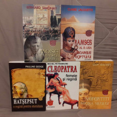 MOISE/RAMSES AL II-LEA/CLEOPATRA/NEFERTITI/HATSEPSUT ROMANE ISTORICE (5 VOL)