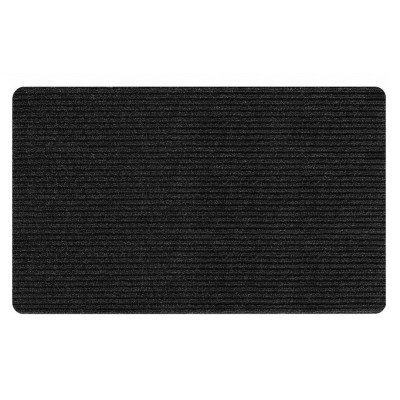 Covoras de intrare Mbigm, 43 x 73 cm, poliester, negru foto