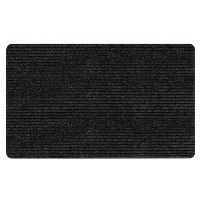 Covoras de intrare Mbigm, 43 x 73 cm, poliester, negru