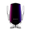 Suport auto cu incarcator wireless Fast Charge,senzor inteligent Smart Sensor R1,USB - Argintiu