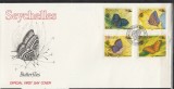 SEYCHELLES 1991 FLUTURI FDC