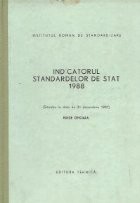 Indicatorul standardelor de stat 1988 (Situatia la data de 31 decembrie 1987) - Editie oficiala foto