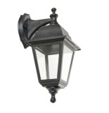 Aplica pentru exterior , Negru, 1 x E27, 25 W, IP 44