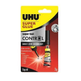 Adeziv instant cianoacrilat UHU Super Glue Control, 3g