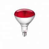 BEC INFRAROSU KERBL CU STICLA ROSIE 250W PHILIPS