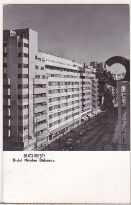 bnk cp Bucuresti - B-dul Nicolae Balcescu - circulata foto