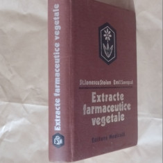 ST.IONESCU STOIAN \ EMIL SAVOPOL - EXTRACTE FARMACEUTICE VEGETALE