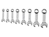 Set 8 chei combinate scurte NEO TOOLS oțel crom-vanadium 09-791 cu etui