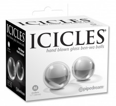 Bile gheise sticla - Icicles Medium Glass Ben-Wa Balls foto