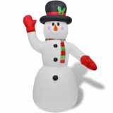 Om de zăpadă gonflabil, 240 cm, vidaXL