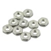 Set 10 piulite M2,5, Otel rezistent la acizi A4, pas filet 0,45, KRAFTBERG, M2.5/D934-A4, S000003