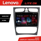 Navigatie Mercedes C W203 2001-2007 Lenovo Kit-clk 8 core 6+128 GB Android Waze USB Navigatie Internet Youtube Radio CarStore Technology