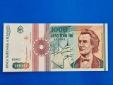 Bancnotă 1.000lei din 1991 UNC serie cu punct mai rară