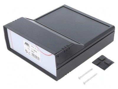 Carcasă Desktop Neagră ABS 154x173x61mm foto