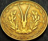 Cumpara ieftin Moneda exotica 10 FRANCI - AFRICA de VEST, anul 1971 * cod 1155