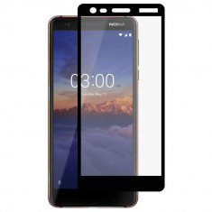 Folie Sticla MyScreen L!ite pentru Nokia 3.1 (2018) Full Cover (acopera tot ecranul), 9H, 0.33 mm, Negru foto