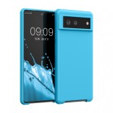 Husa pentru Google Pixel 6, Silicon, Albastru, 55480.223, kwmobile, Carcasa