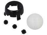Roți cu Bilă Neagră 25,4mm Kit