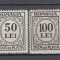 ROMANIA 1942 TAXA DE PLATA CU INSCRIPTIA ROMANIA PERECHE SERII MNH