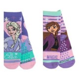 Sosete de iarnă roz și lila cu model Frozen, antiderapante, CMCLASS