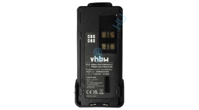 Baterie radio VHBW de &amp;icirc;nlocuire pentru Motorola PMNN4409, PMNN4406BR, PMNN4406 - 3350 mAh 7,4 V Li-Ion + clemă pentru curea foto