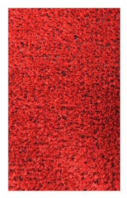 Gazon Artificial Model Flat 7, Latime 1m, Marime 100 x 300 cm, Rosu, Inaltime Fir 7 mm, Antialergic, Polipropilena, Curte, Terasa, Balcon, Piscina, Lo foto