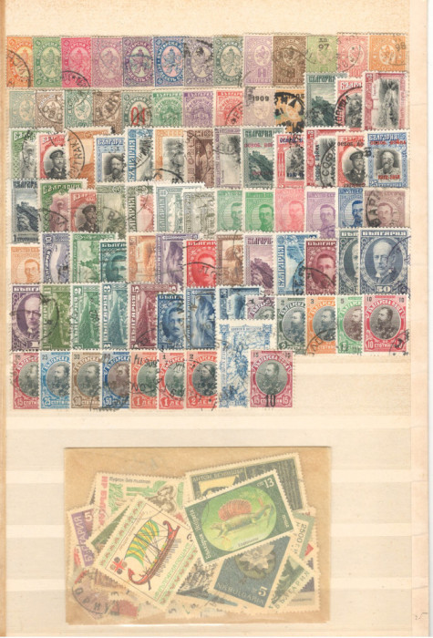 BULGARIA.Lot peste 125 buc. timbre stampilate