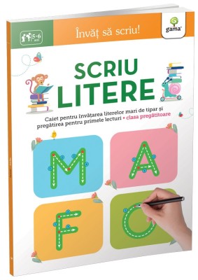 Scriu Litere 5-6 Ani, - Editura Gama foto