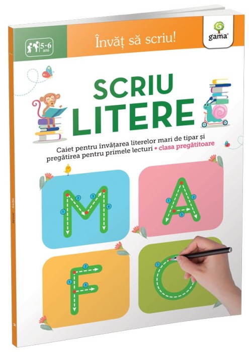 Scriu Litere 5-6 Ani, - Editura Gama