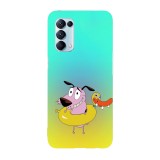 Husa compatibila cu Oppo A76, Viceversa, model Courage pool time, Silicon, TPU, Transparent, Carcasa