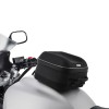 Borseta Moto Oxford S-Series Q4s Neagra, 4L, Semi-Rigida, Reflectorizanta, Impermeabila, Port Cablu