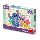 Puzzle - Stitch si Angel (24 piese) PlayLearn Toys, Dino