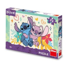 Puzzle - Stitch si Angel (24 piese) foto