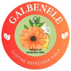 GALBENELE - ulei macerat (calendula officinalis ) sticla cu pipeta 30ml