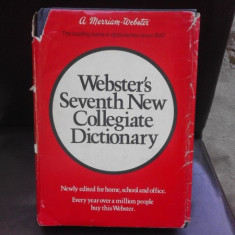 WEBSTER'S SEVENTH NEW COLLEGIATE DICTIONARY (TEXT IN LIMBA ENGLEZA)