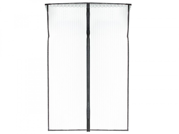 Plasa de tantari magnetica iMK&reg;, neagra, pentru usa 85X210CM
