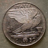 B.613 ITALIA VITTORIO EMANUELE III 50 CENTESIMI 1940, Europa