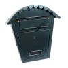 Cutie Postala Verde Damech B6, 29x7.5x29.5 cm, Otel Galvanizat, Inchidere cu Cheie, 2 Chei