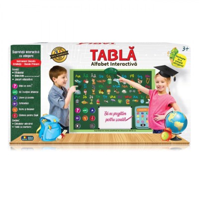 Tablă Interactivă Idea, Alfabet, Unisex, Multicolor, V&amp;acirc;rstă 3+ Ani foto